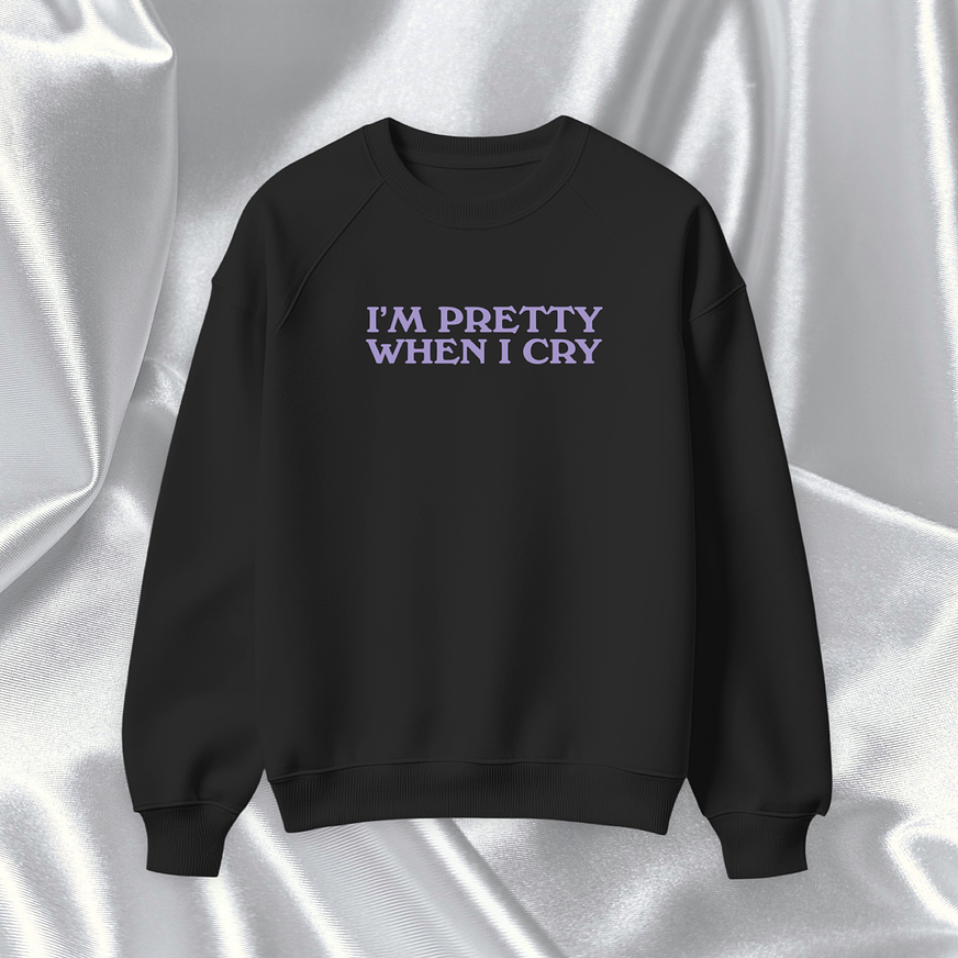 Olivia Rodrigo - Polera Bordada “I’m pretty when I cry” 2