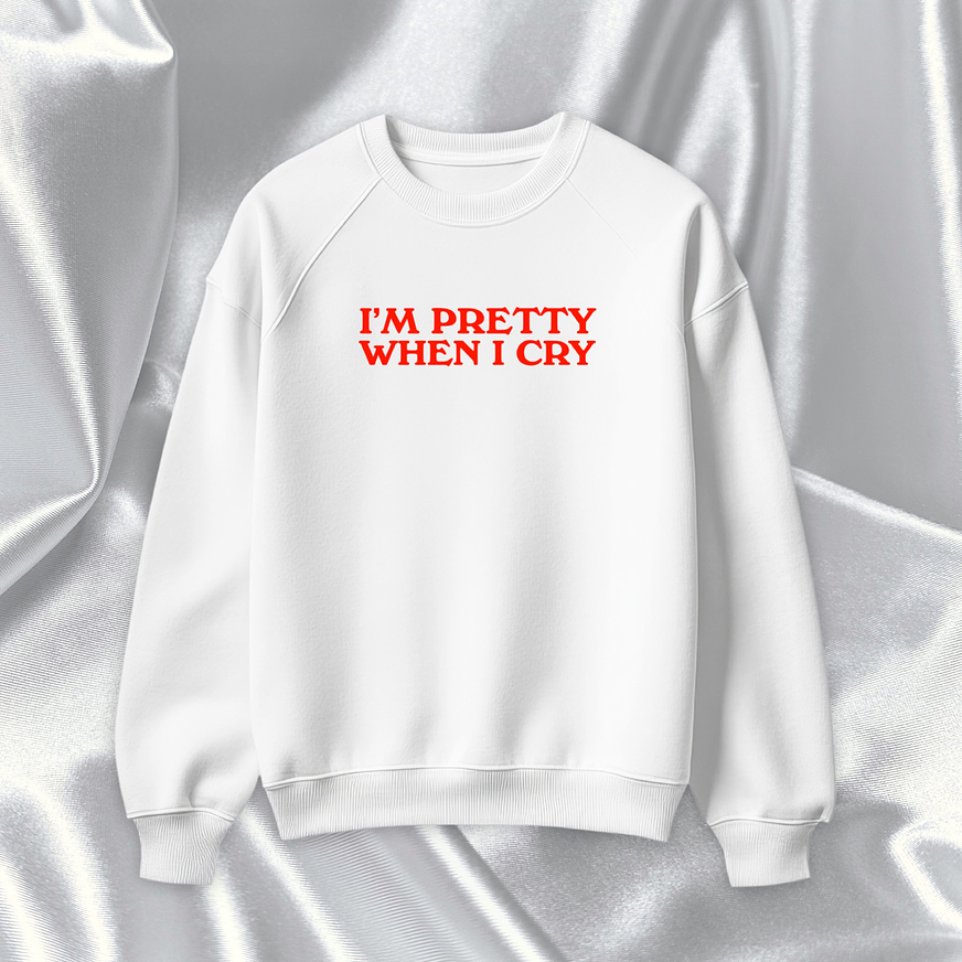 Olivia Rodrigo - Polera Bordada “I’m pretty when I cry” 3