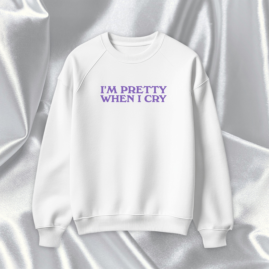 Olivia Rodrigo - Polera Bordada “I’m pretty when I cry” 4