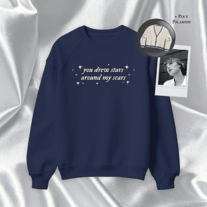 Polera Bordada Taylor Swift - Cardigan