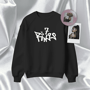 Ariana Grande - Polera Bordada “7 Rings”