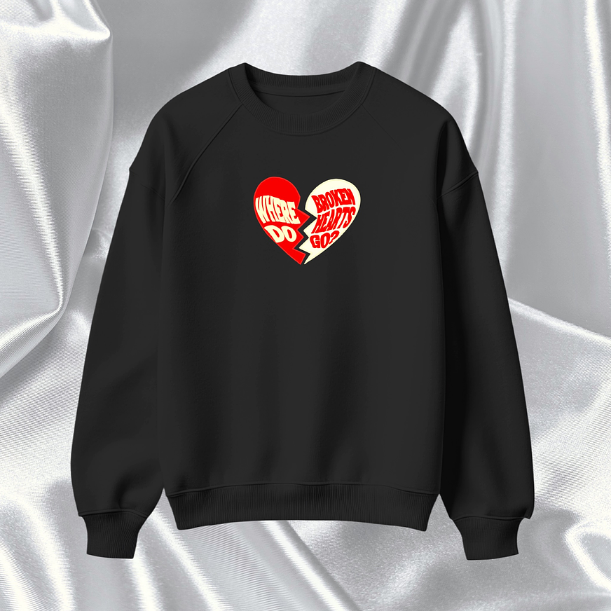 One Direction - Polera Bordada “Where Do Broken Hearts Go” 1
