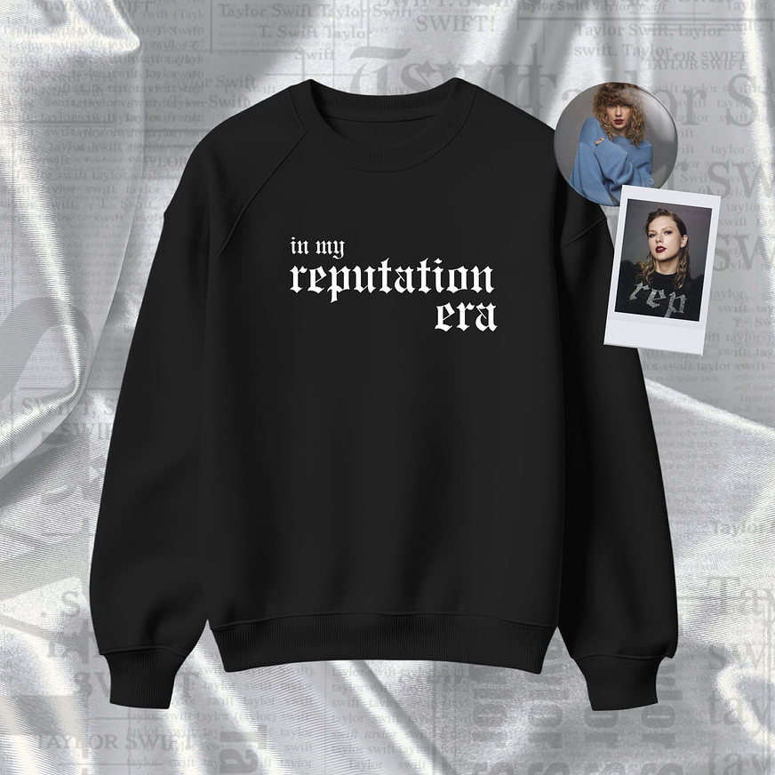 Polera Bordada Taylor Swift - Reputation “In My Reputation Era” 1