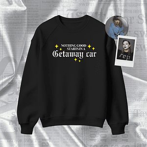 Polera Bordada Taylor Swift - Reputation “Getaway Car”