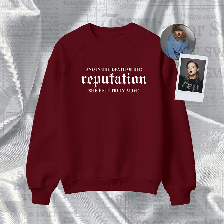 Polera Bordada Taylor Swift - Reputation “Death of her Reputation” 2