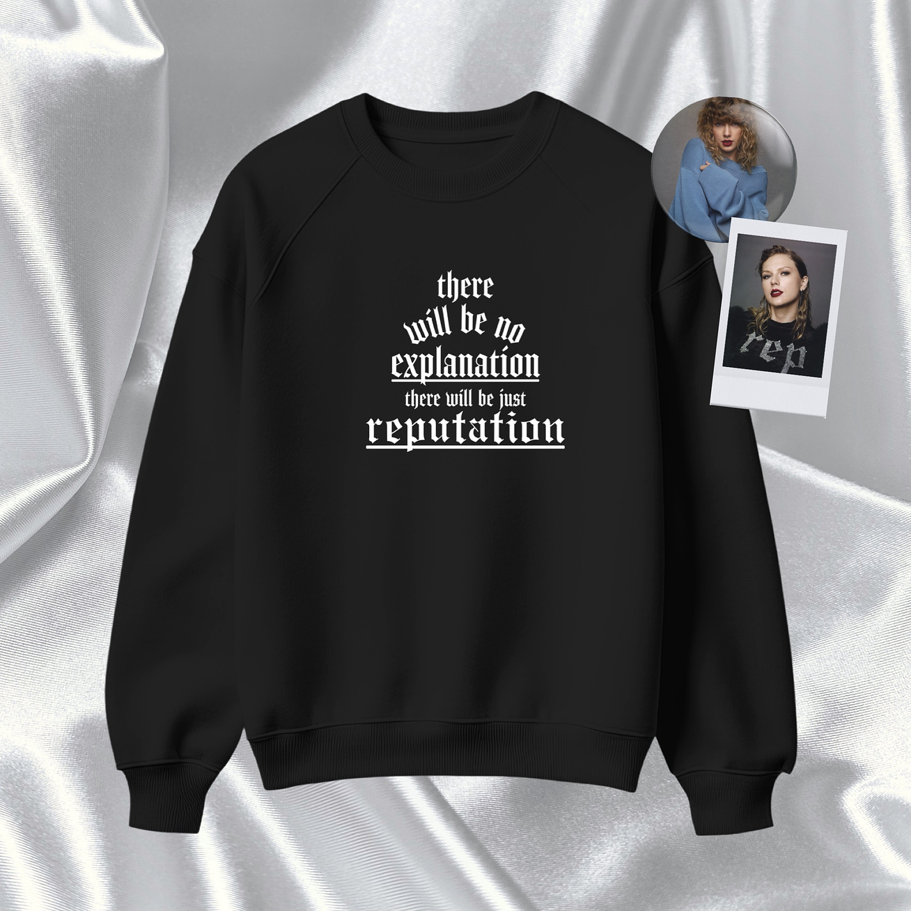 Polera Bordada Taylor Swift - There will be just reputation 1