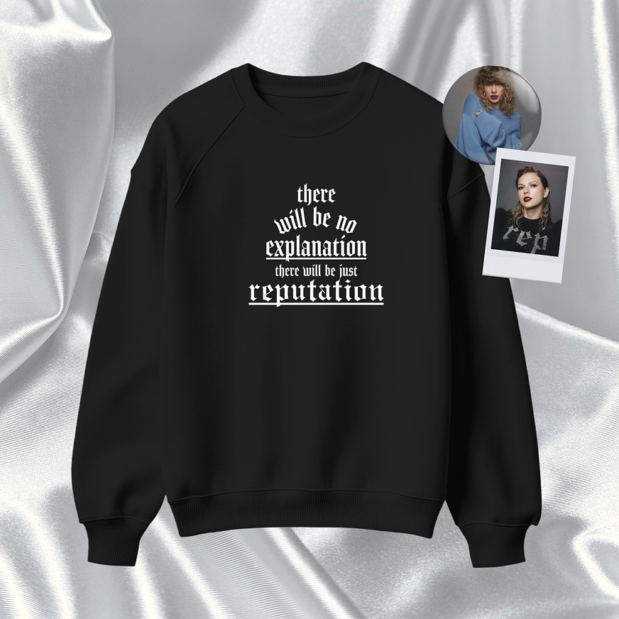 Polera Bordada Taylor Swift - There will be just reputation 1