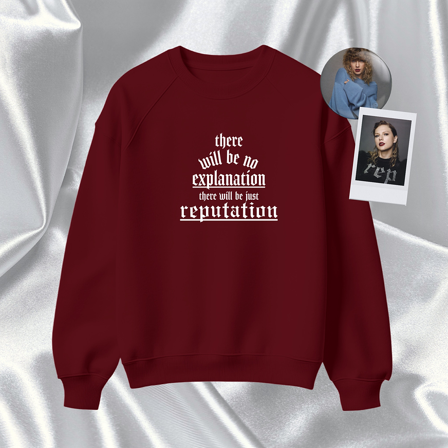 Polera Bordada Taylor Swift - There will be just reputation 2