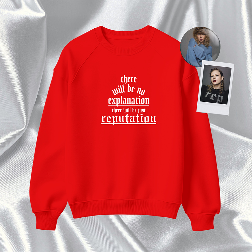 Polera Bordada Taylor Swift - There will be just reputation 3