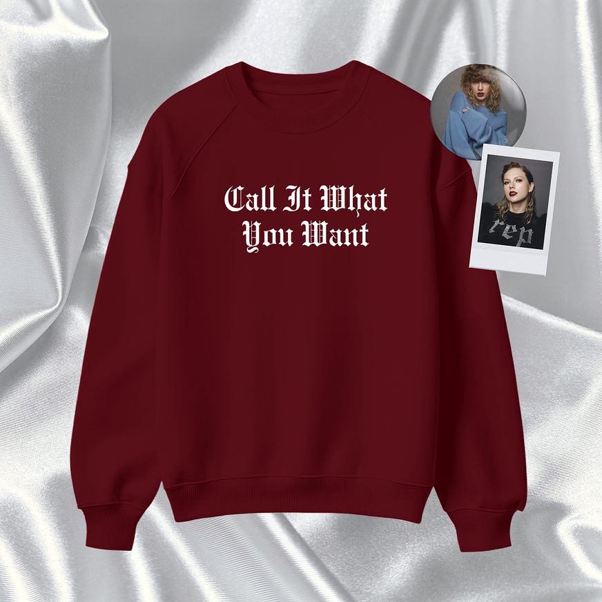 Polera Bordada Taylor Swift - Reputation “Call It What You Want” #1 1