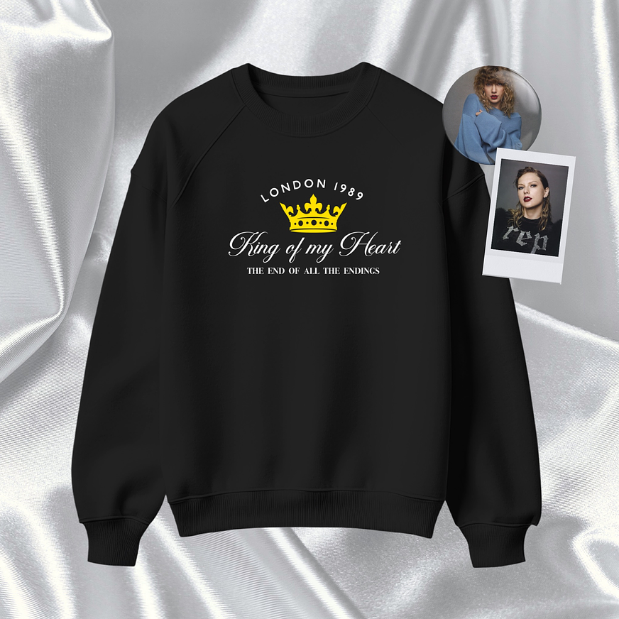 Polera Bordada Taylor Swift - Reputation “King of my Heart” 1