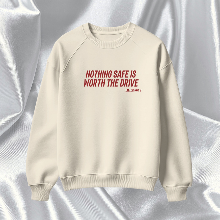 Polera Bordada Taylor Swift - RED TV “Nothing Safe Is Worth The Drive” 1
