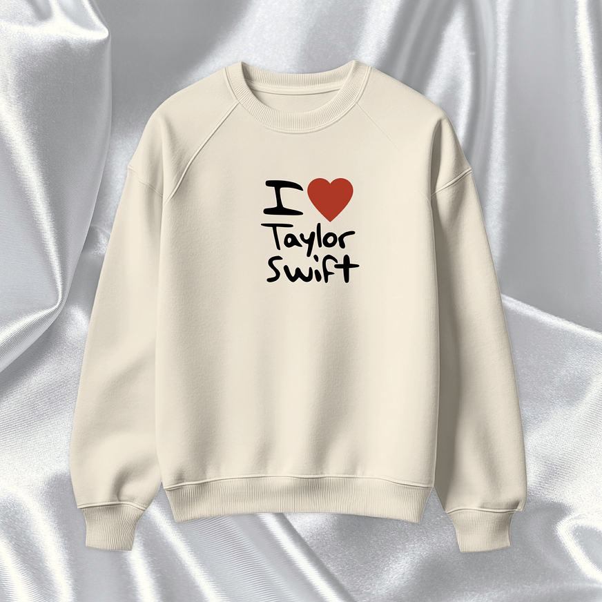 Polera Bordada Taylor Swift - “I Love Taylor Swift” 1