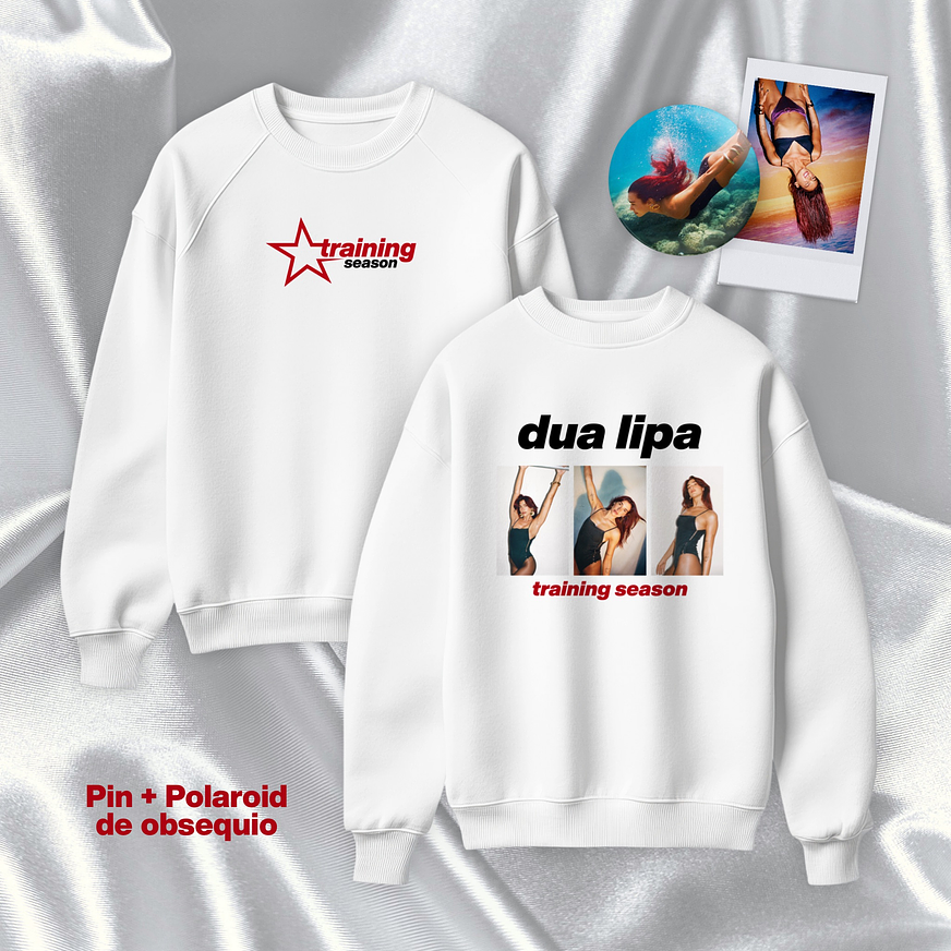Dua Lipa - Polera Bordada + Estampado “Training Season” 1