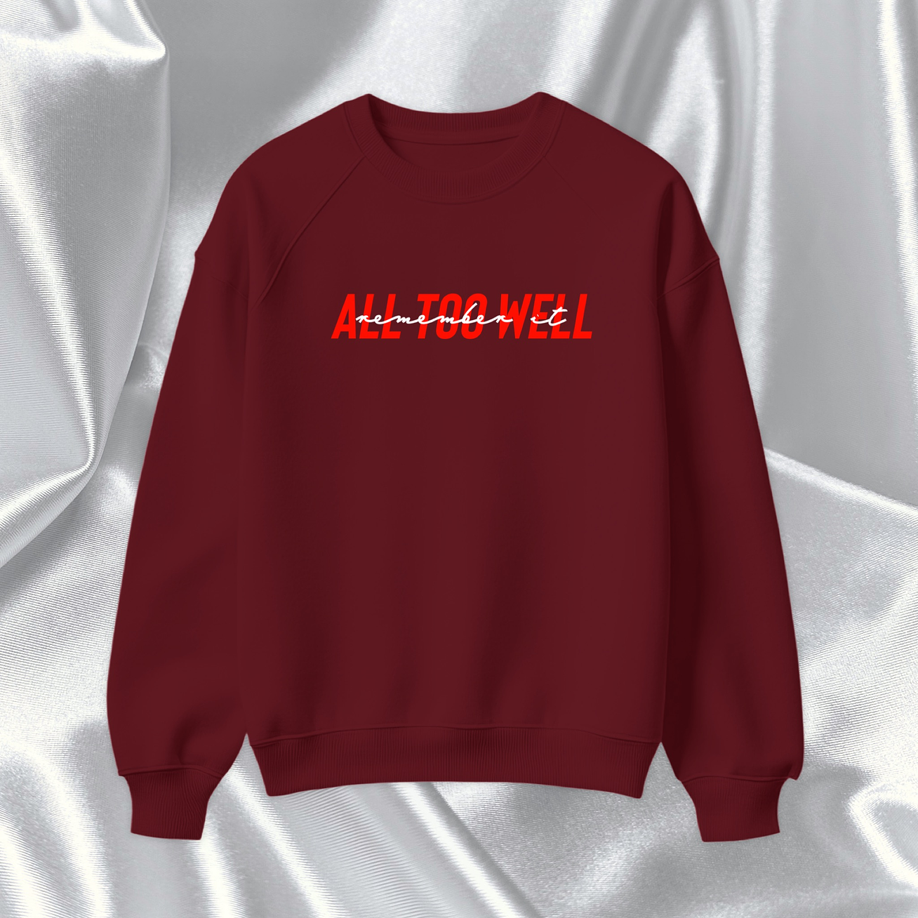 Polera Bordada Taylor Swift - ALL TOO WELL (remember it) 1