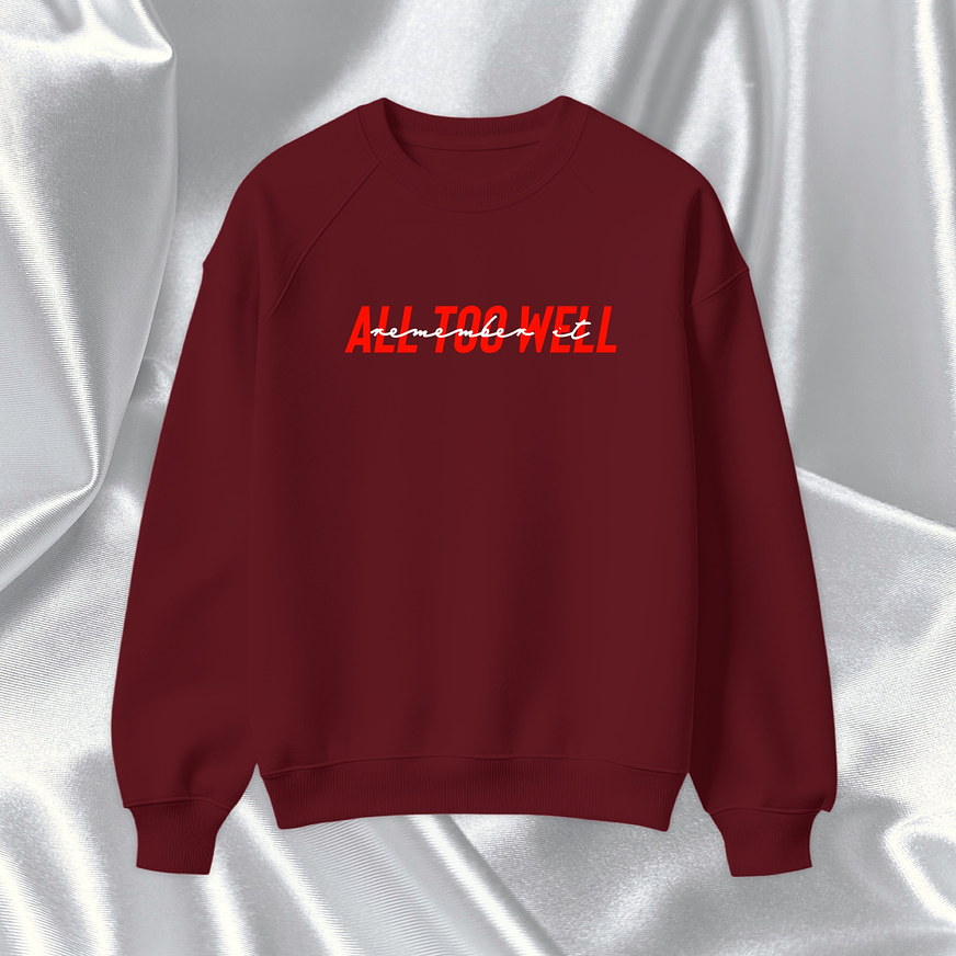 Polera Bordada Taylor Swift - ALL TOO WELL (remember it) 1