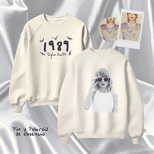 Polera Bordado + Estampado Taylor Swift - 1989