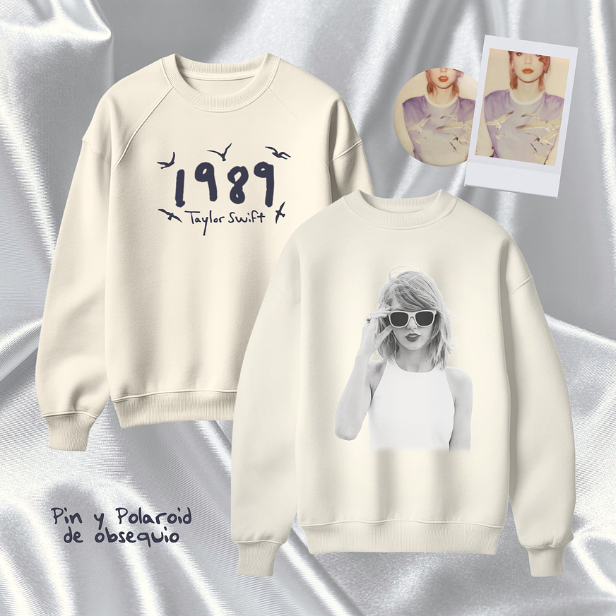 Polera Bordado + Estampado Taylor Swift - 1989 1