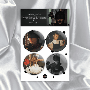 Ariana Grande - Set 4 Pin “the boy is mine”