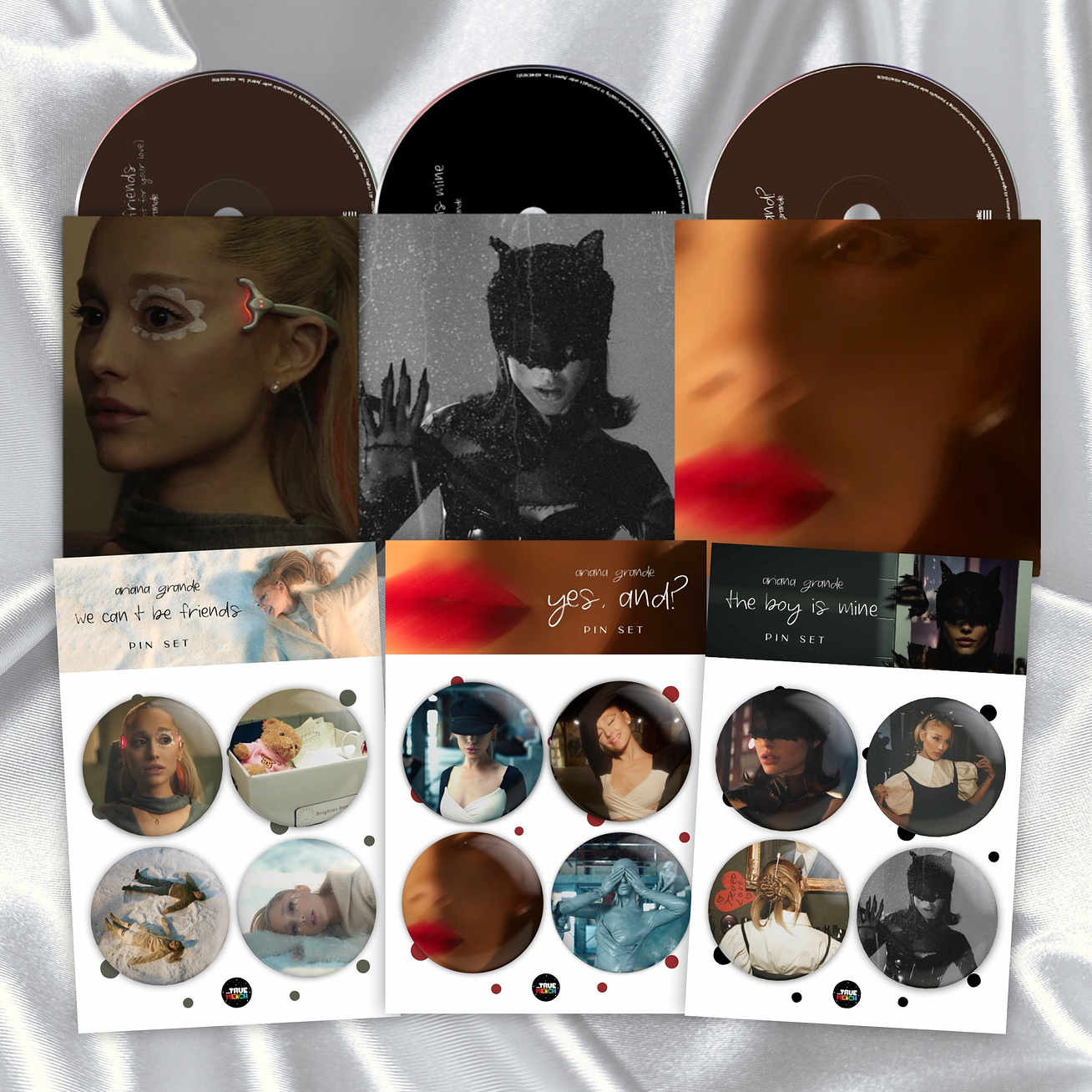 Ariana Grande - Pack Singles (3CD + 3 Set Pin) Eternal Sunshine 1