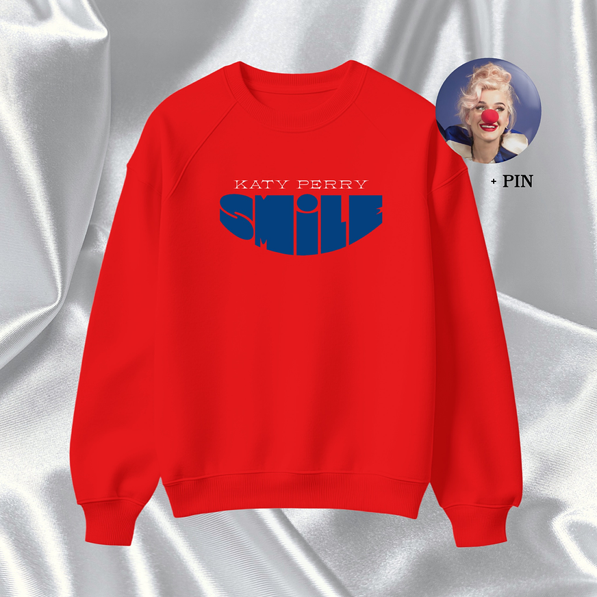 Katy Perry - Polera Bordada Smile + Pin 1