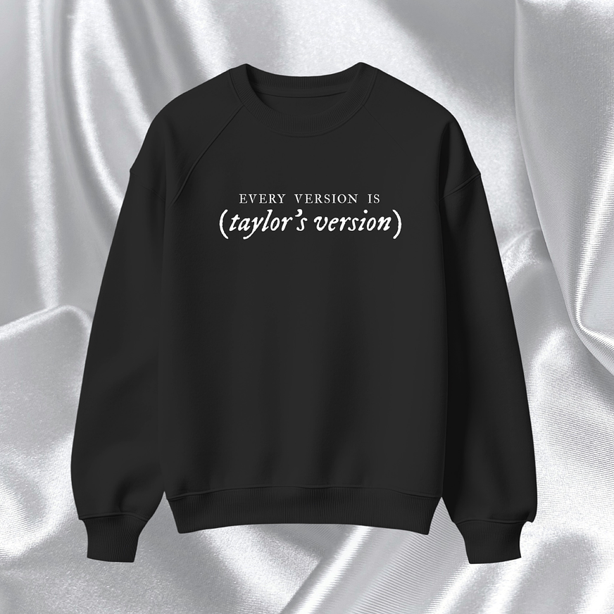 Taylor Swift - Polera Bordada “Every Version Is Taylor’s Version” 1