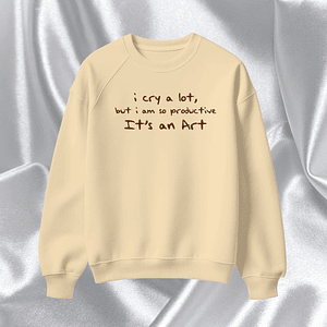 Taylor Swift - Polera Bordada “I Cry a Lot” The Tortured Poets Department