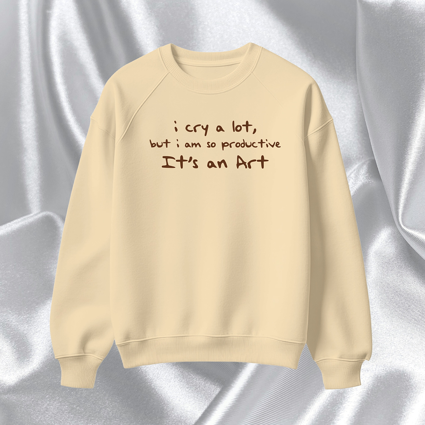 Taylor Swift - Polera Bordada “I Cry a Lot” The Tortured Poets Department 1