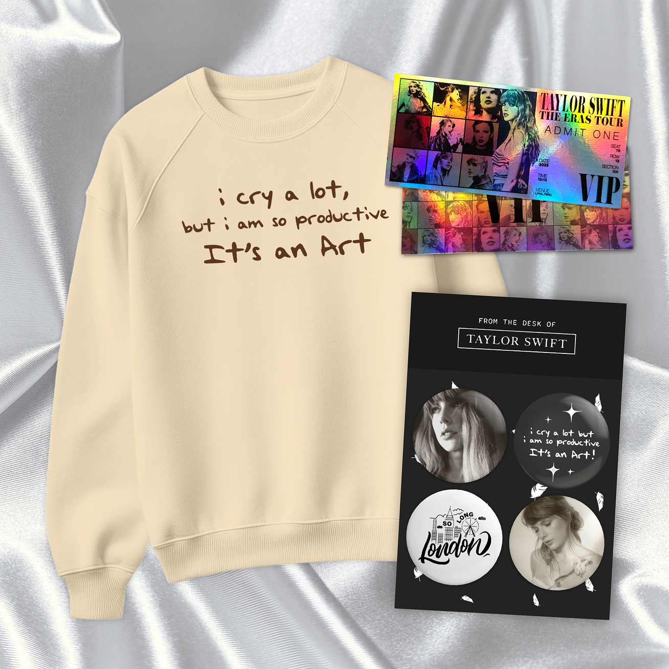 Taylor Swift - Pack Polera The Tortured Poets Department + Pin 1