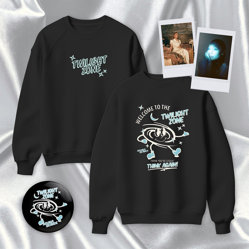 Ariana Grande -  Polera Bordado + Estampado “Twilight Zone” Eternal Sunshine Deluxe 1