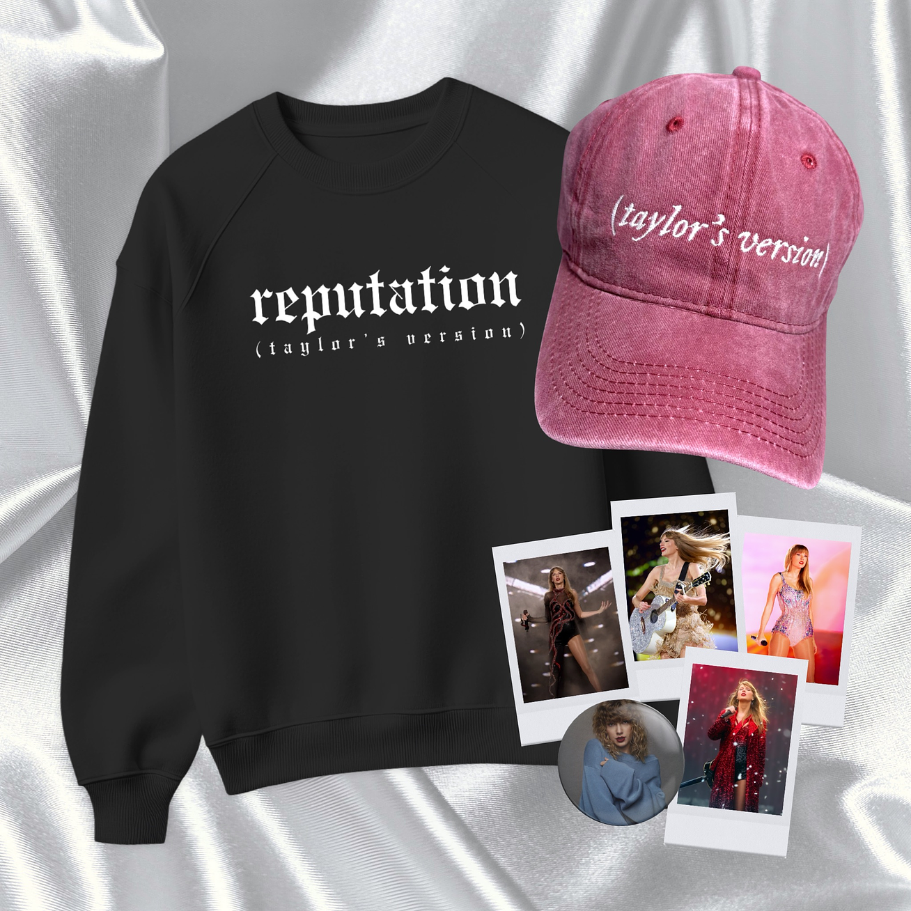 Taylor Swift - Pack Reputation (Taylor’s Version) Polera + Gorra 1