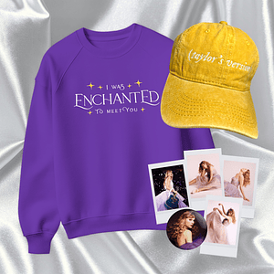 Taylor Swift - Pack Speak Now (Polera + Gorra + Pin + Polaroids)