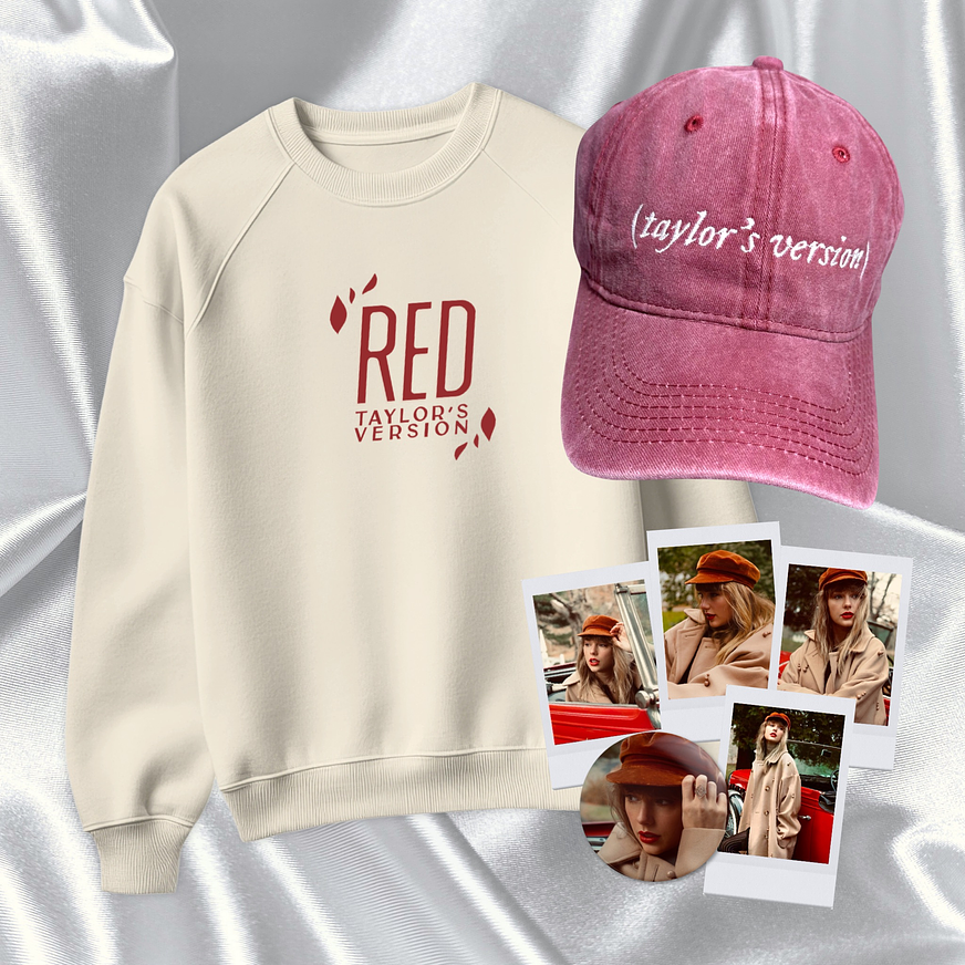 Taylor Swift - Pack Red (Taylor’s Version) Polera + Gorra 1