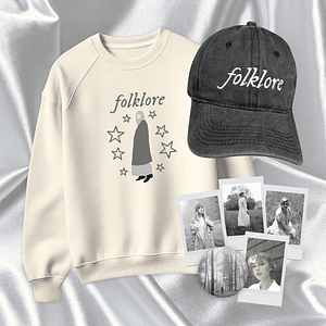 Taylor Swift - Pack Folklore (Polera + Gorra Bordada)