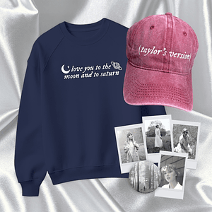 Taylor Swift - Pack Moon & Saturn (Folklore) Polera + Gorra