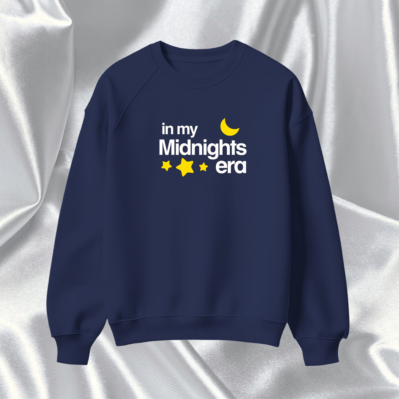 Polera Bordada Taylor Swift - In My Midnights Era (Azul Marino) 1