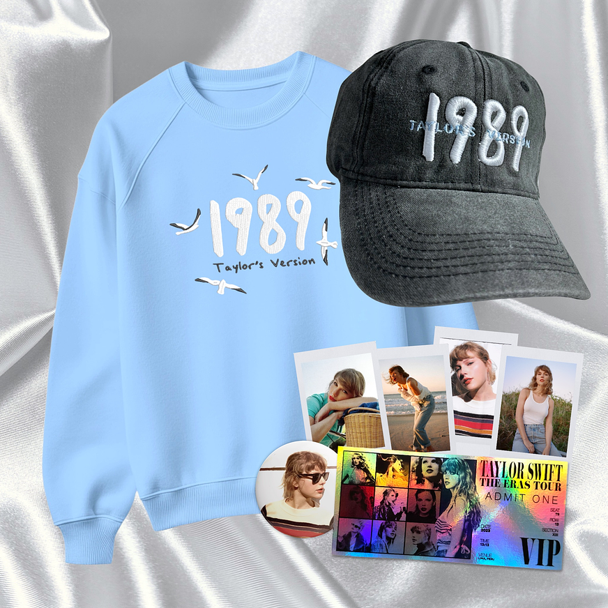 Taylor Swift - Pack 1989 (Taylor’s Version) #4 Polera + Gorra 2