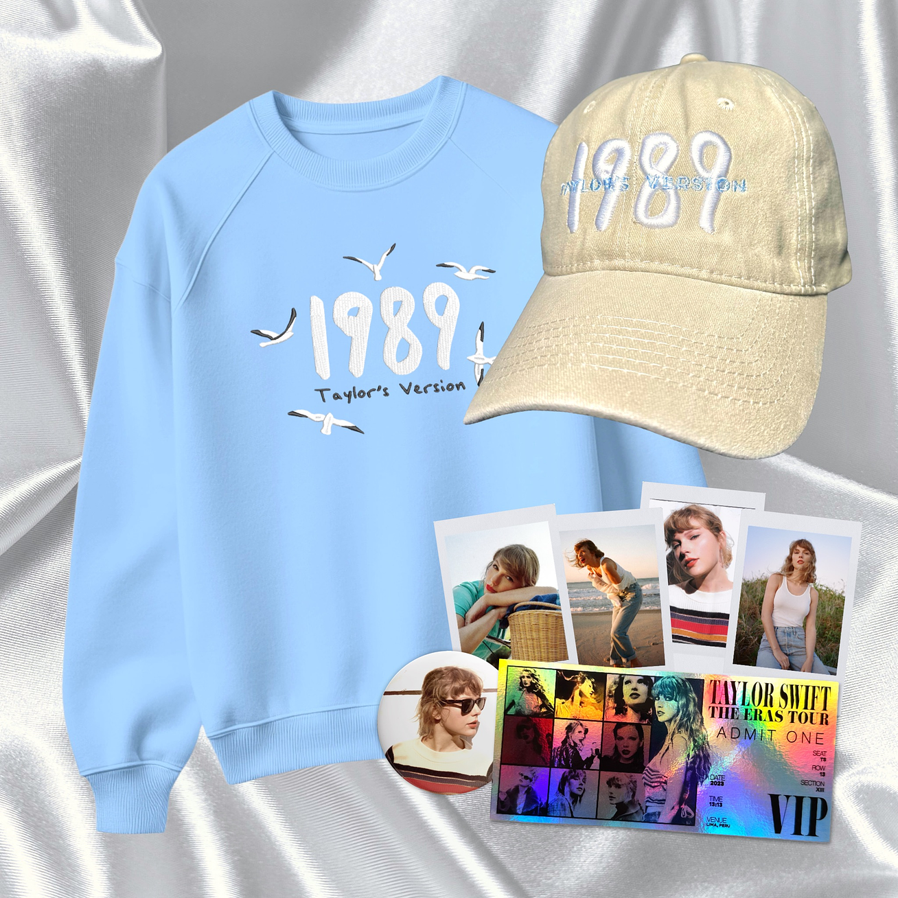 Taylor Swift - Pack 1989 (Taylor’s Version) #4 Polera + Gorra 1