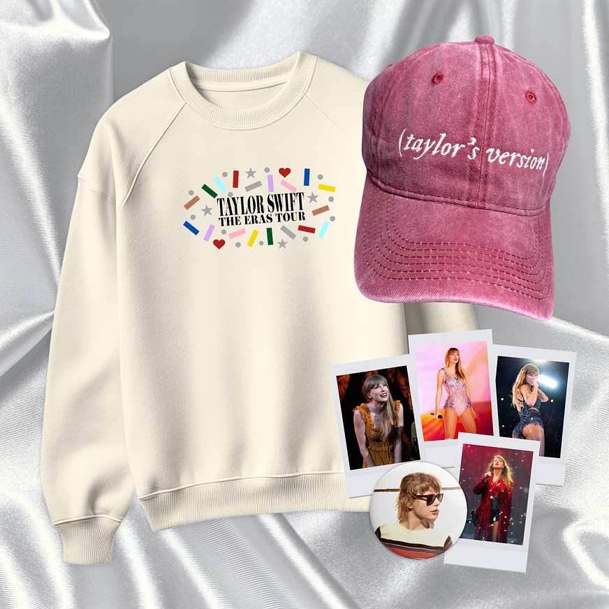 Pack The Eras Tour - Taylor Swift (Polera + Gorra + Polaroids) 1