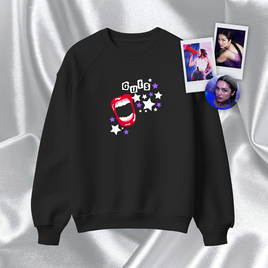 Olivia Rodrigo - Polera Bordada GUTS ⚡️ 1