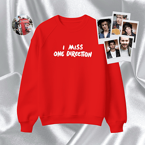 One Direction - Polera Bordada “I Miss One Direction”