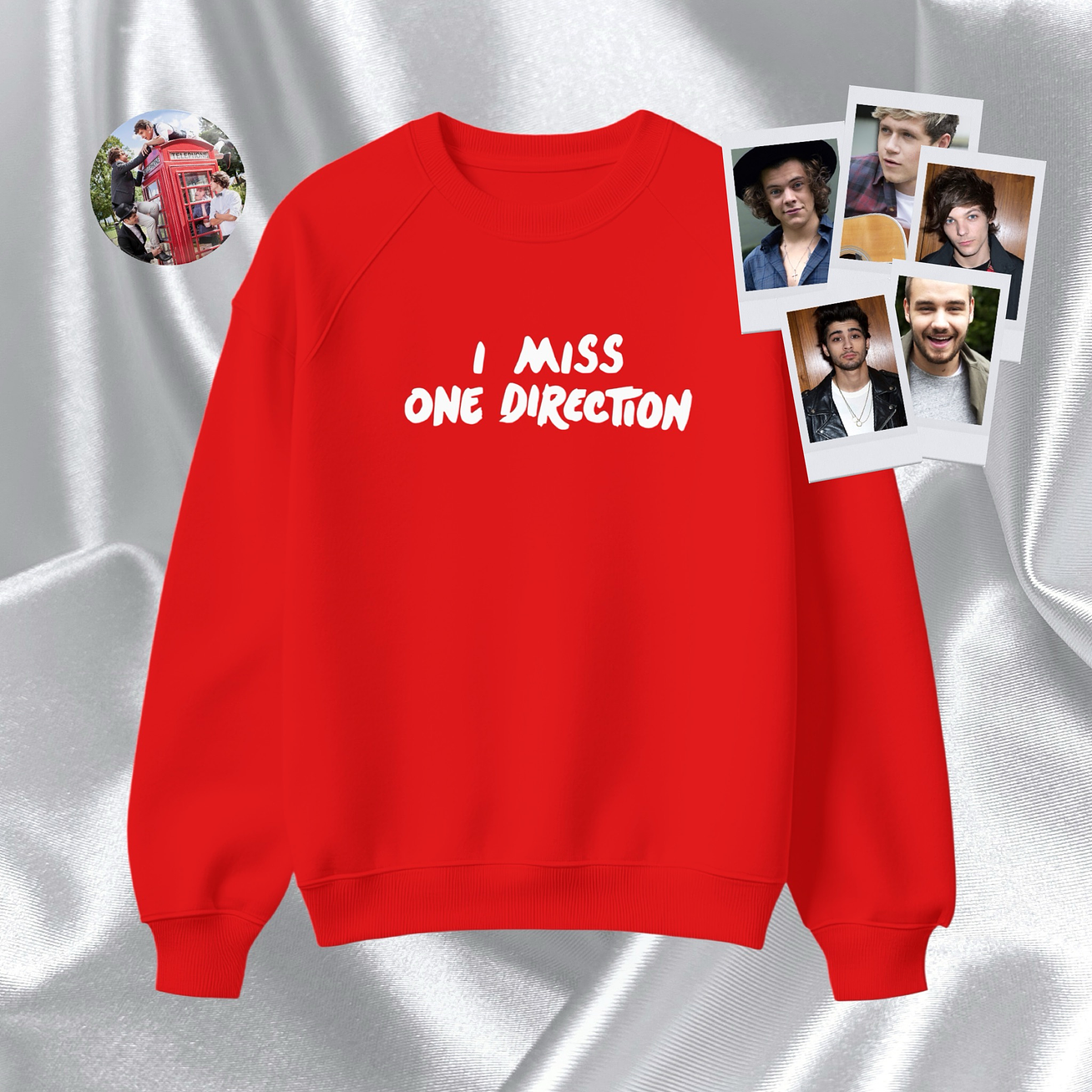 One Direction - Polera Bordada “I Miss One Direction” 1