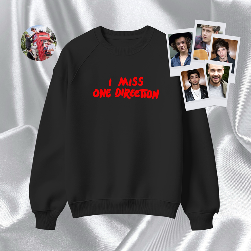 One Direction - Polera Bordada “I Miss One Direction” 2