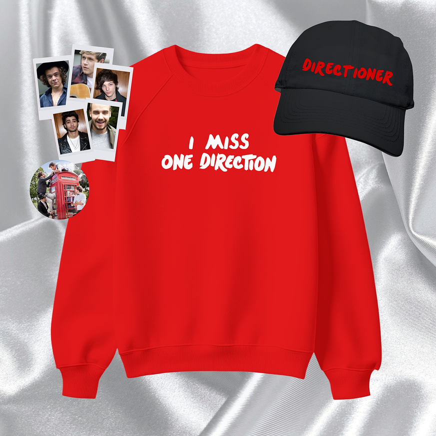 Pack One Direction - I Miss One Direction (Polera + Gorra) 1