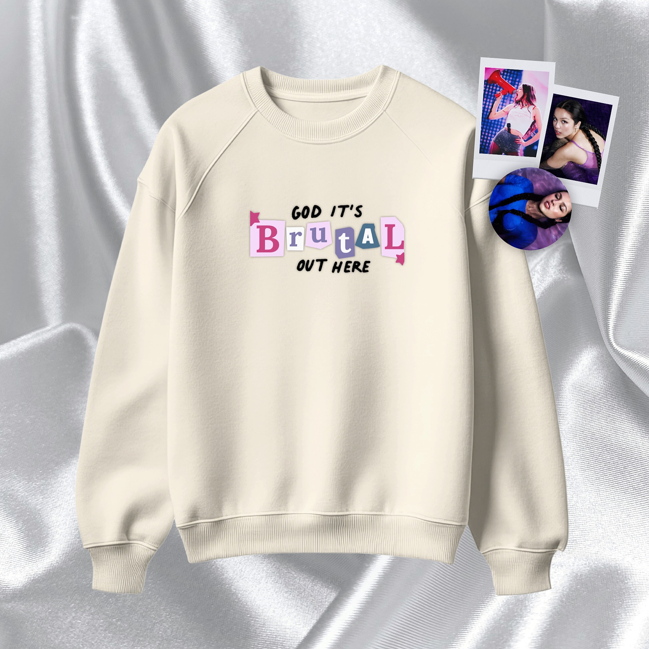 Olivia Rodrigo - Polera Bordada It’s “Brutal Out Here” 2