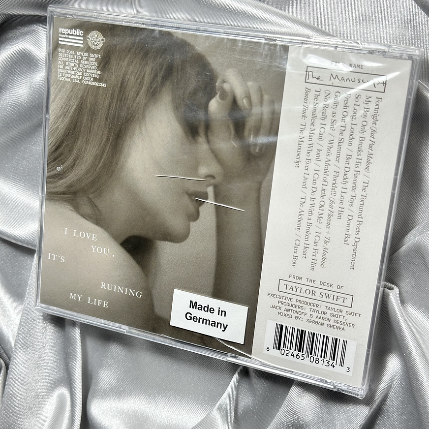 The Tortured Poets Department - The Manuscript CD Taylor Swift OFERTA 3