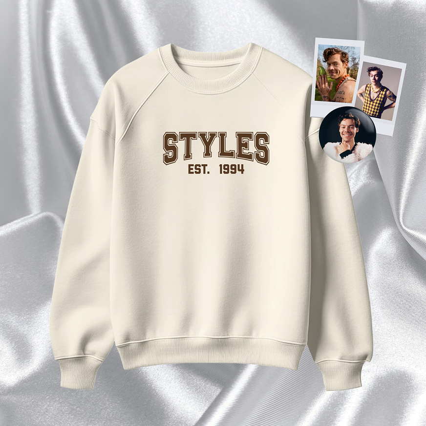 Harry Styles - Polera Bordada “STYLES” 1