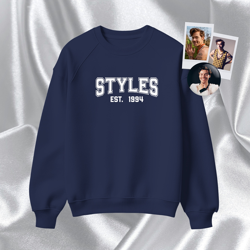 Harry Styles - Polera Bordada “STYLES EST. 1994” 1