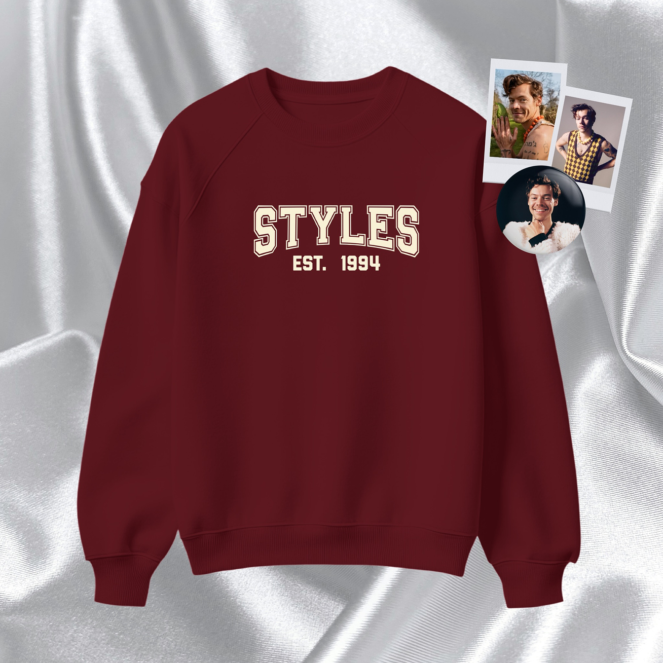 Harry Styles - Polera Bordada “STYLES EST. 1994” 2