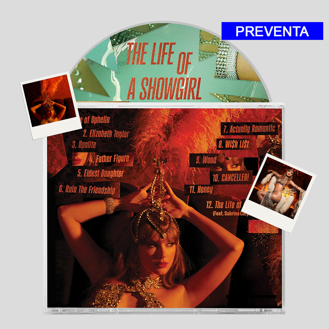 Taylor Swift - The Life of a Showgirl: Sweat and Vanilla Perfume (CD Standard) 2